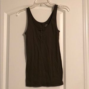 Olive Green Tank-Top